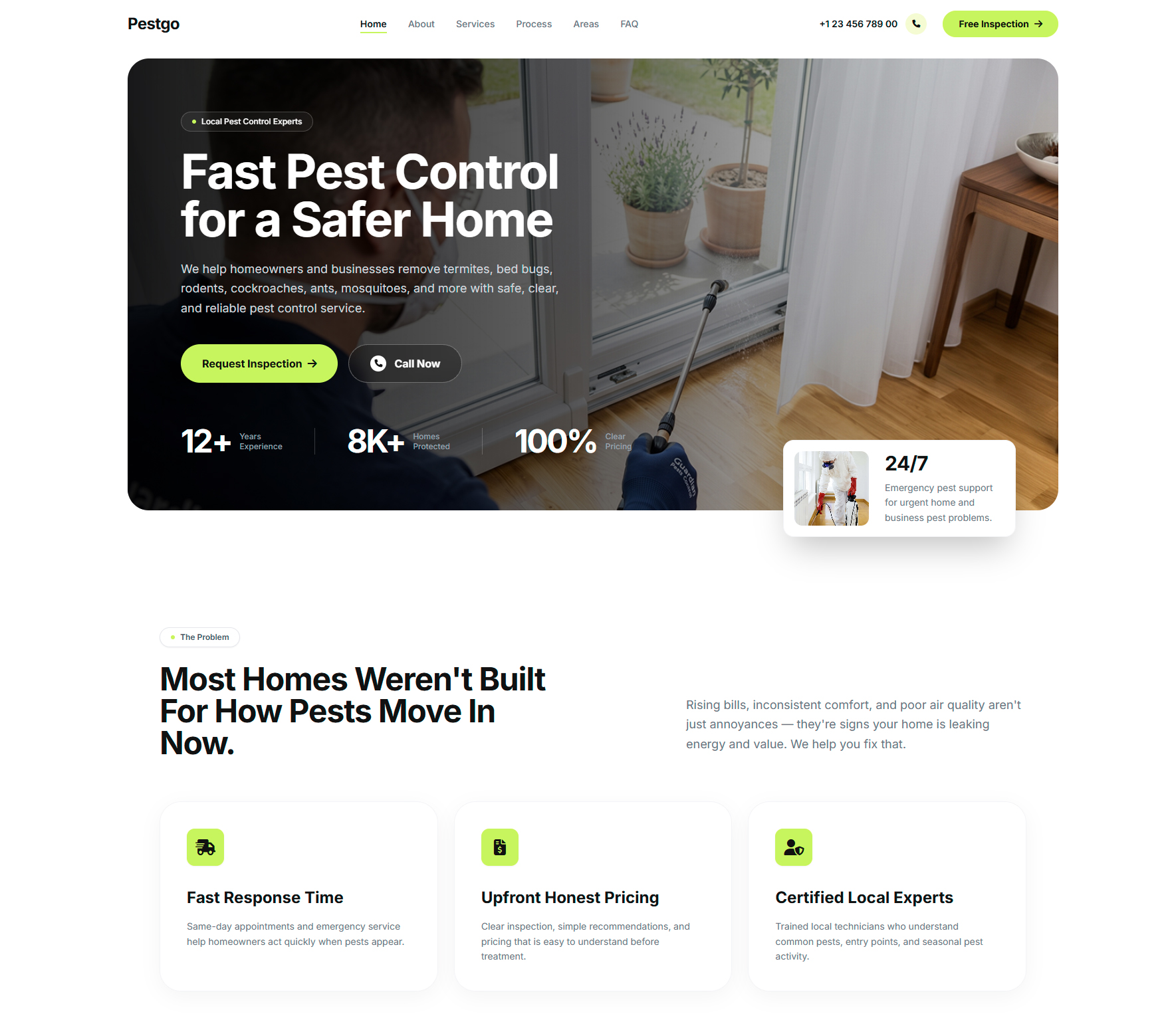 Pestgo website design